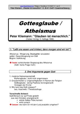 Know Gott (3.0) / Grundkurs: ev. Religion (Minimalwissen fürs mündl. Reli-Abi) thumbnail