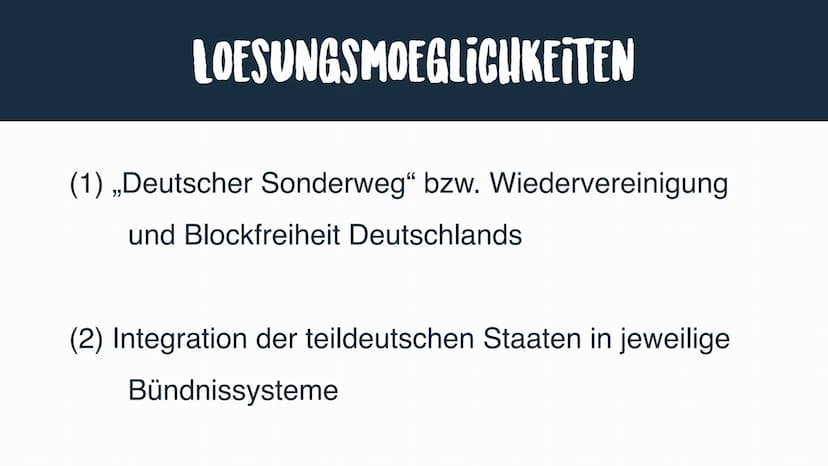 WESTINTEGRATIOh UnTER KOMRAD
ADENAUER Westintegration bezeichnet die
Integration der BRD in die
politischen, ökonomischen und
militärischen 