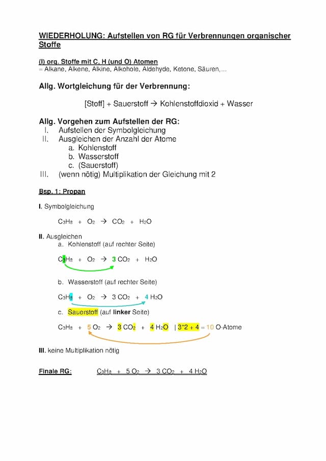 Know Verbrennungen von organischen Stoffen thumbnail