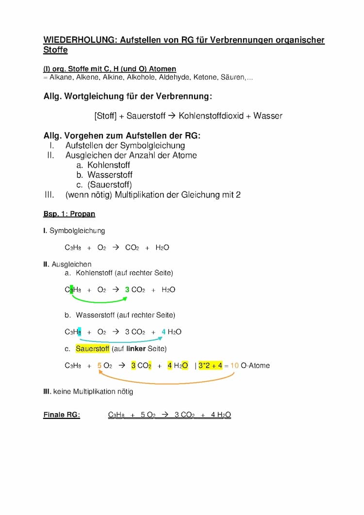 Know Verbrennungen von organischen Stoffen thumbnail