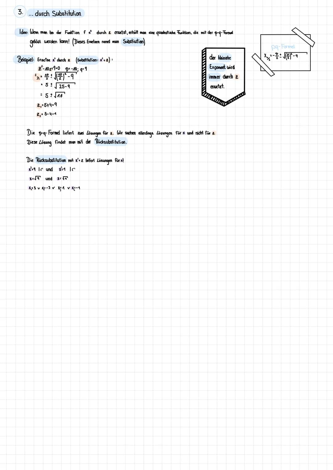 größter Exponent
Eine Funktion der Form f(x)= a₁.x²+ x^²+...+a₁ x+a, heißt ganzrationale Funktion in-ten Grades.
Dabei sind a,,a,,a, reele Z