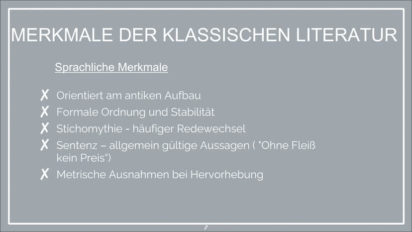DIE KLASSIK
Eine Präsentation von Laura, Lilli und Emely INHALTSVERZEICHNIS
X Allgemeines zur Klassik
X Historischer Hintergrund
X Was macht