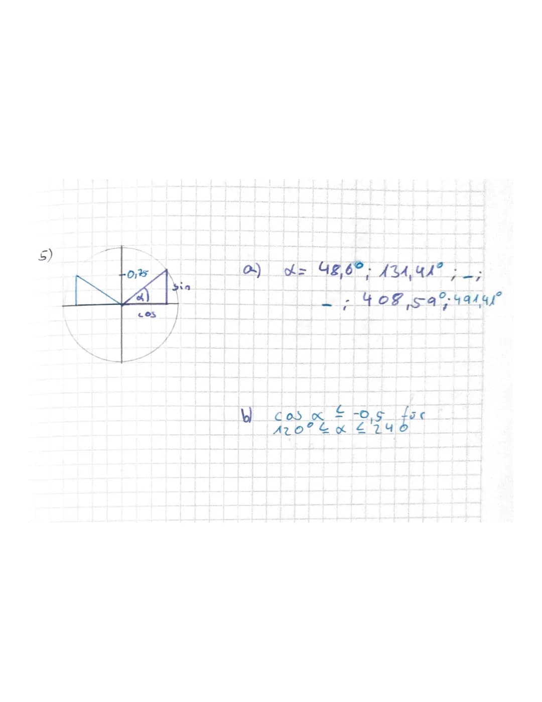 Klassenarbeit Nr. 2
Aufgabe 1:
Nenne vier verschiedene Beziehungen zwischen Sinus, Kosinus und/oder Tangens.
Sportklasse 10 b
Aufgabe 2: Ein