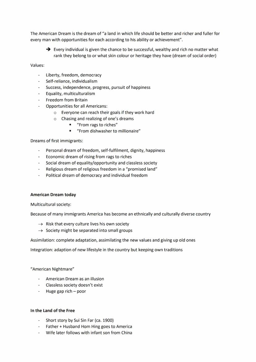 Englisch
Q1
To Kill a Mockingbird
Q1.1: The USA - the formation of a nation
• Development and principles of American democracy and the Const