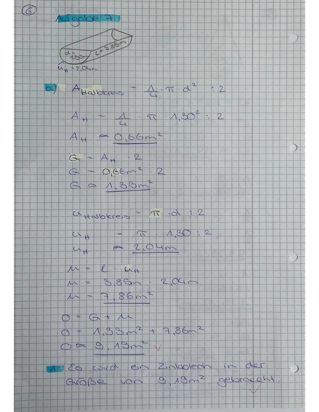 0
Á
Mathematikarbeit Nr. 2 Klasse 10cG
A Aufgabe 1: Wie hoch ist eine Tanne, wenn ihr Schatten 27 m lang ist und
die Sonnenstrahlen unter ei