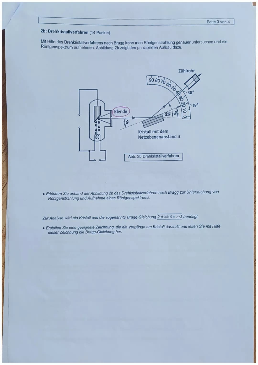Zweite Physik-Klausur GK Q2
Name:......
Aufgabe 1: Franck-Hertz-Versuch (21 Punkte)
Mit Hilfe des Franck-Hertz-Versuchs konnten wesentliche 