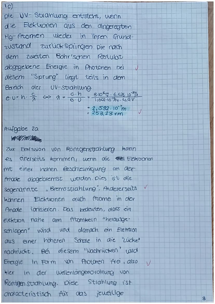 Zweite Physik-Klausur GK Q2
Name:......
Aufgabe 1: Franck-Hertz-Versuch (21 Punkte)
Mit Hilfe des Franck-Hertz-Versuchs konnten wesentliche 