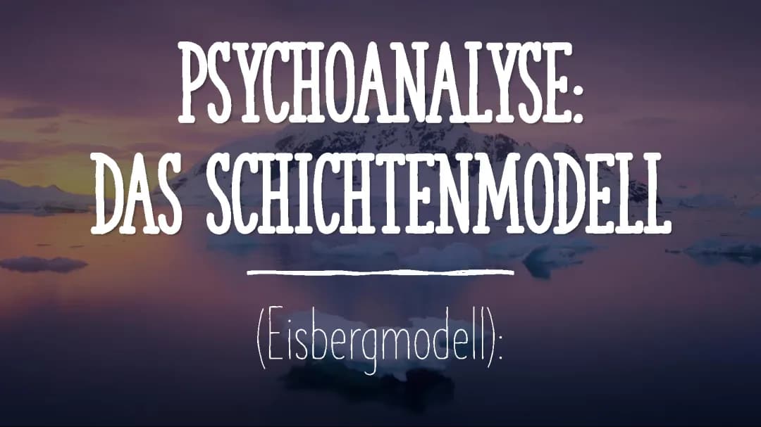 Schichtenmodell (Eisbergmodell)