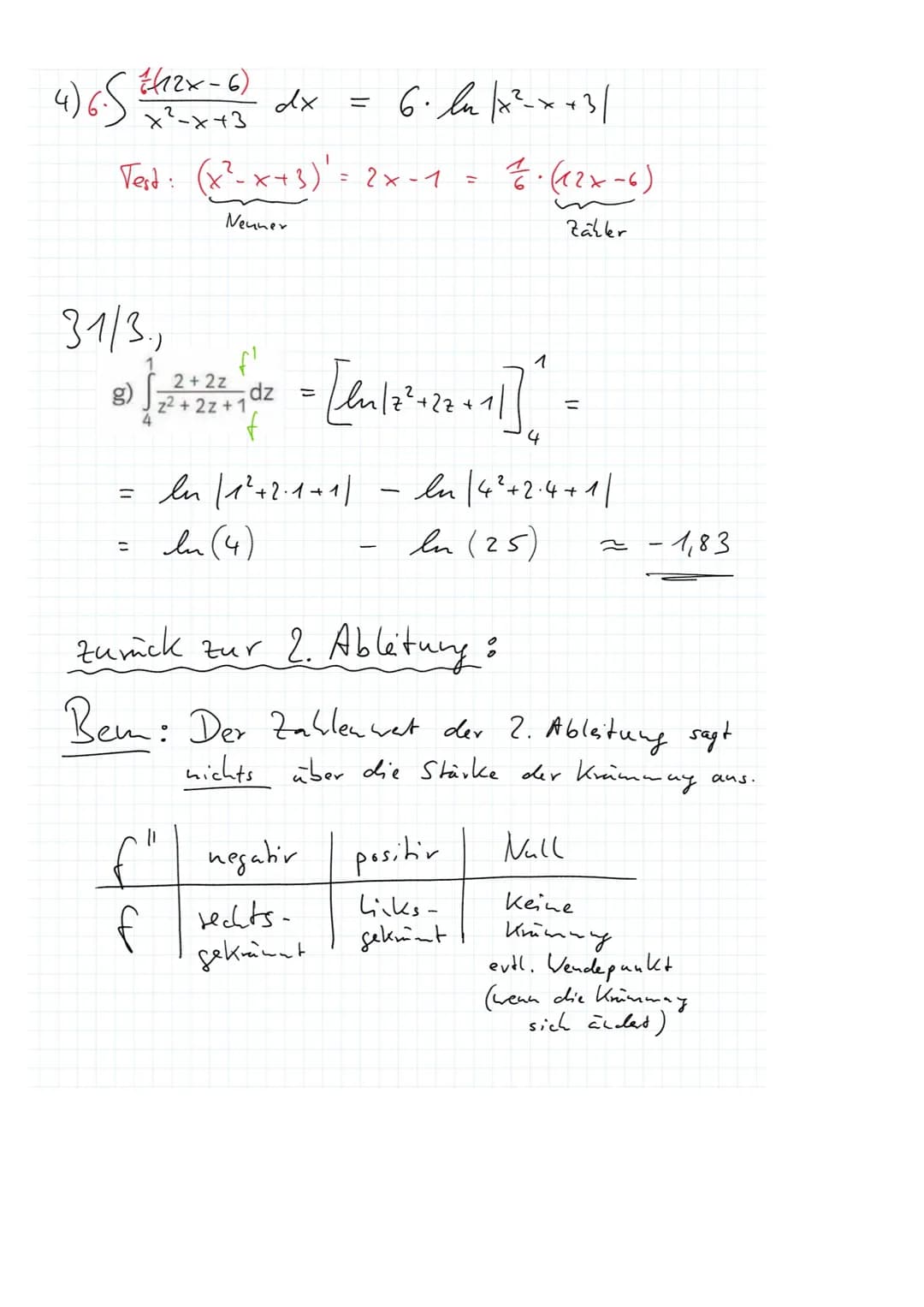 Schreibweise
a
b
Sprechweise das Integral von a bis b von f(x) dx
GERICHTETE FLÄCHEN
Gf
X
Kurz
Gf
X
Gf
Gf
A = f(x) dx-Integrationskalkül (= 