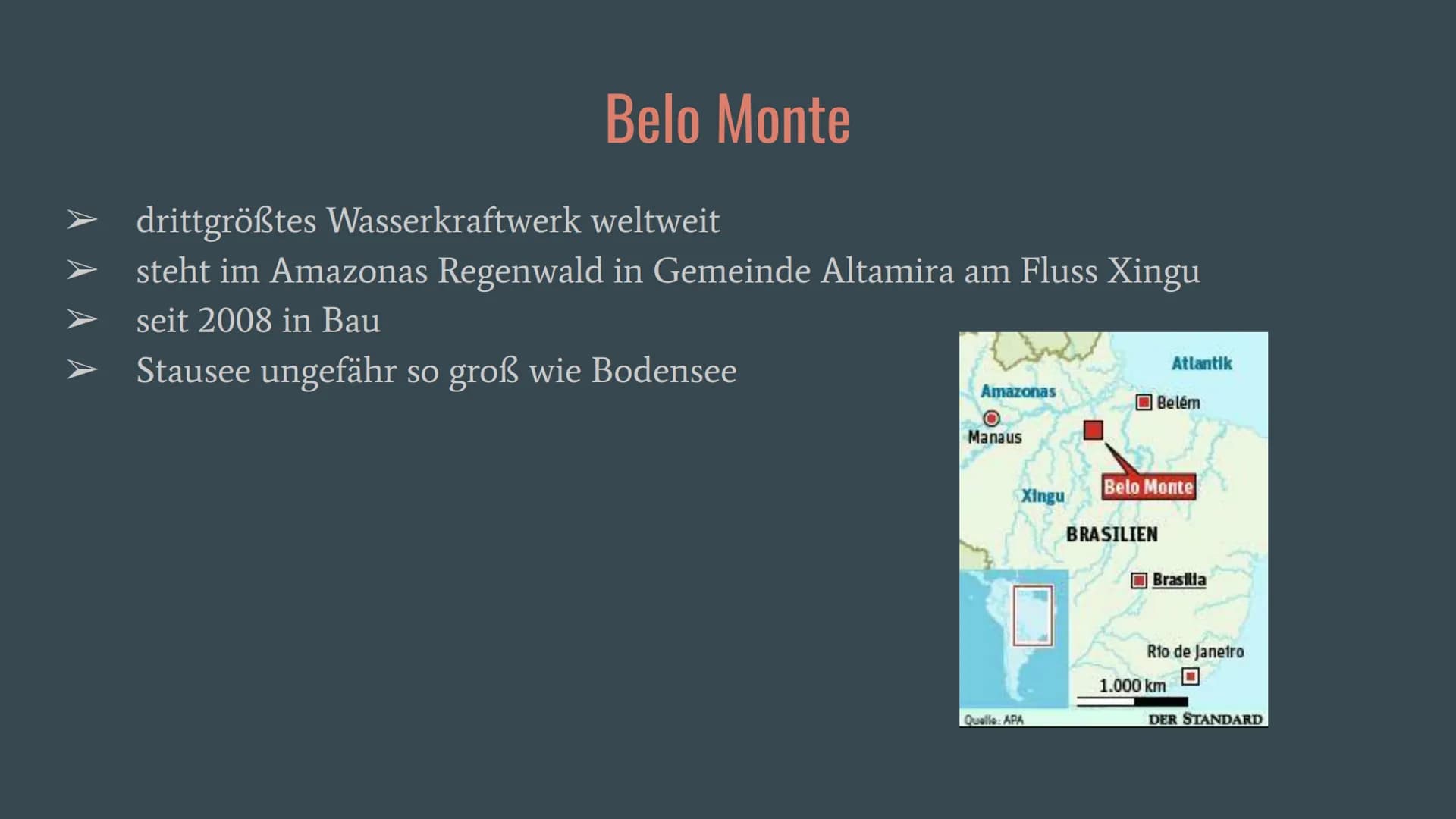 Amazonas Regenwald
Wirtschaftswunder
oder
Naturschutzgebiet? Allgemeines
Fallbeispiele
o Belo Monte
Gliederung
O ARPA
o Waldbrände und Rodun