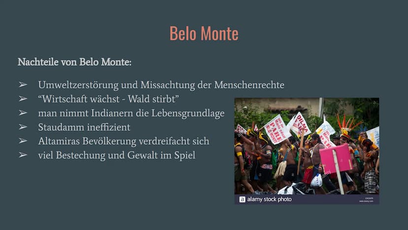 Amazonas Regenwald
Wirtschaftswunder
oder
Naturschutzgebiet? Allgemeines
Fallbeispiele
o Belo Monte
Gliederung
O ARPA
o Waldbrände und Rodun