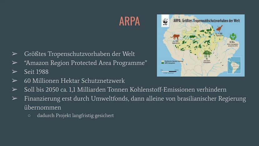 Amazonas Regenwald
Wirtschaftswunder
oder
Naturschutzgebiet? Allgemeines
Fallbeispiele
o Belo Monte
Gliederung
O ARPA
o Waldbrände und Rodun
