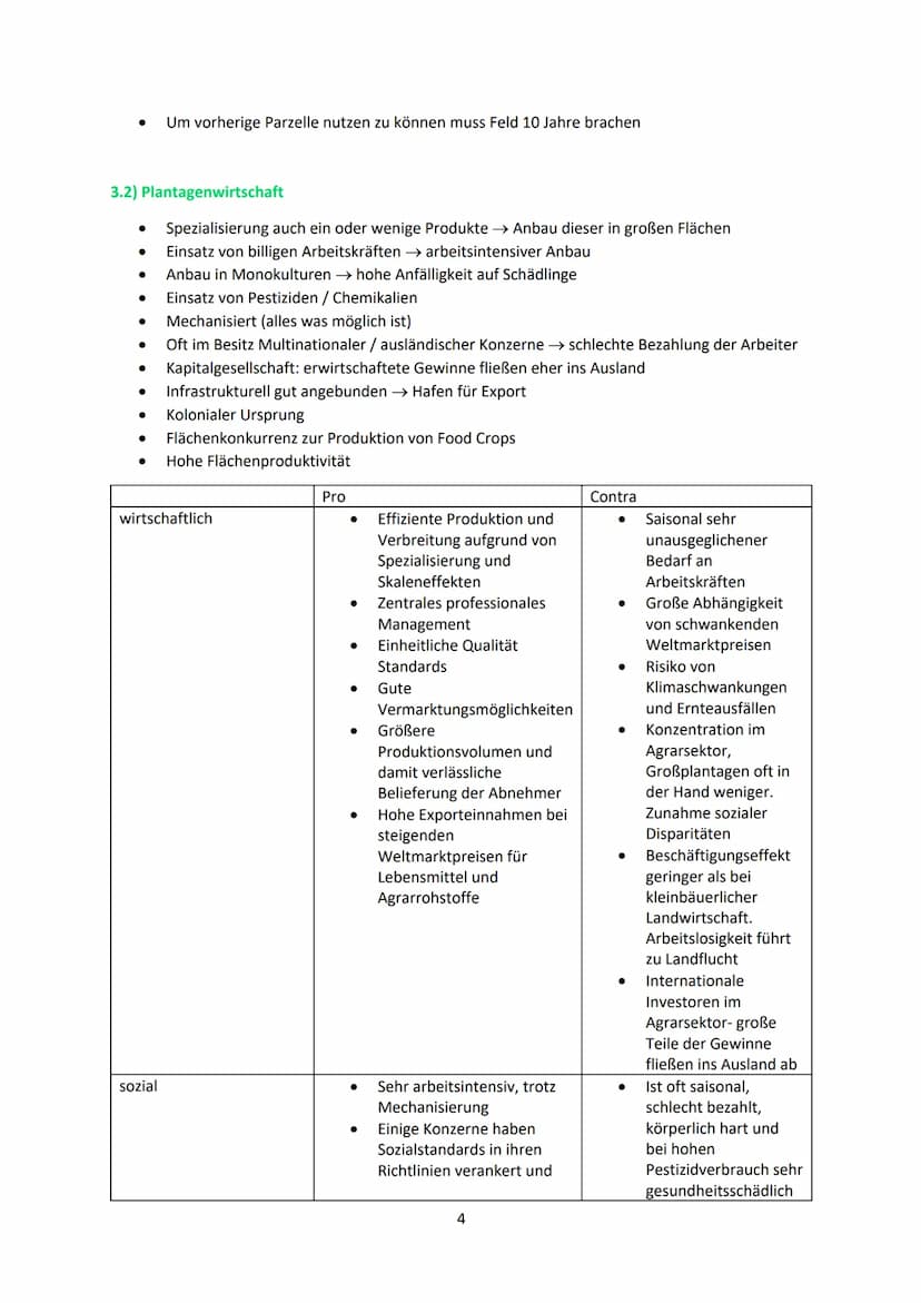Inhaltsfeld 3: Landwirtschaft
1) Allgemein
1.1) Geofaktoren
Boden (lateritische Böden = nährstoffarm)
Vegetation (welche Pflanzen wachsen do