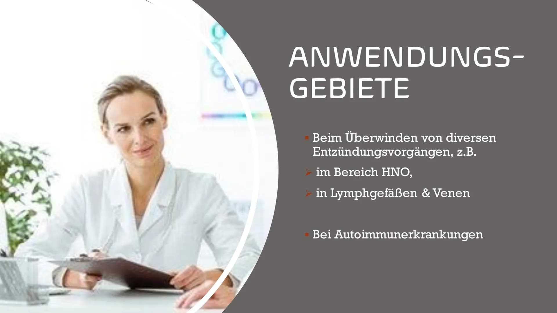 ENZYME
IN DER
MEDIZIN AGENDA
▪ Allgemeines
Entwicklung
Funktionen im Körper
▪ Anwendungsgebiete
Verabreichung
Konkrete Beispiele
■
■
■
■
■
I