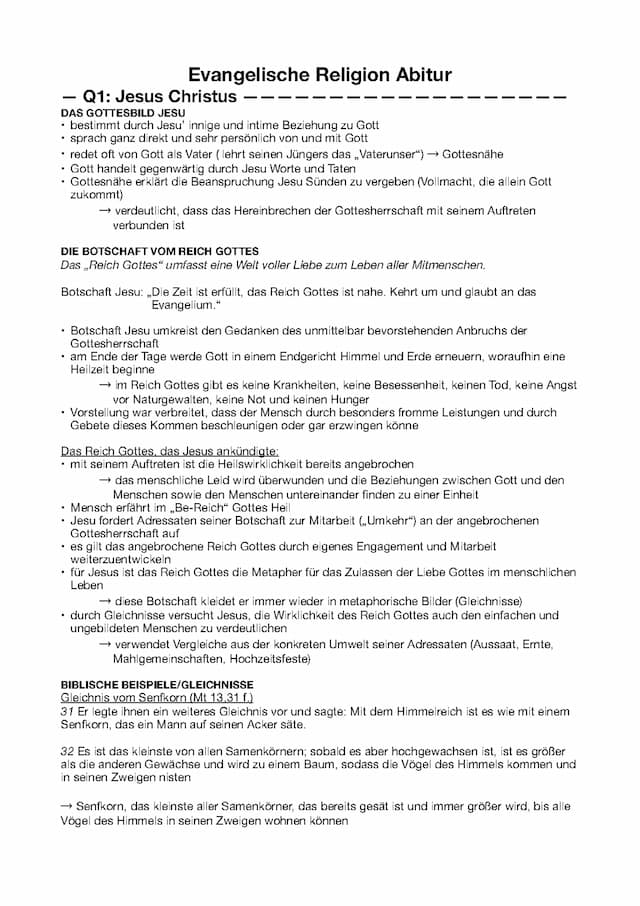 Know Religion Abitur Lernzettel 2022 thumbnail