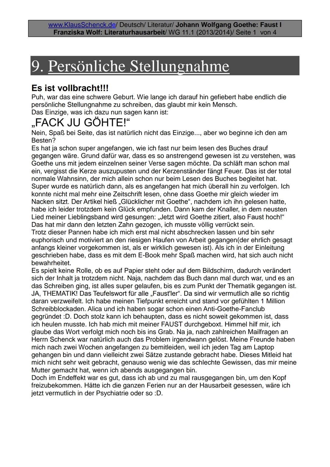 www.KlausSchenck.de / Deutsch / WG 11 / Literatur /
Johann Wolfgang Goethe: „Die Leiden des jungen Werther"
Andreas Neckermann: Literaturhau