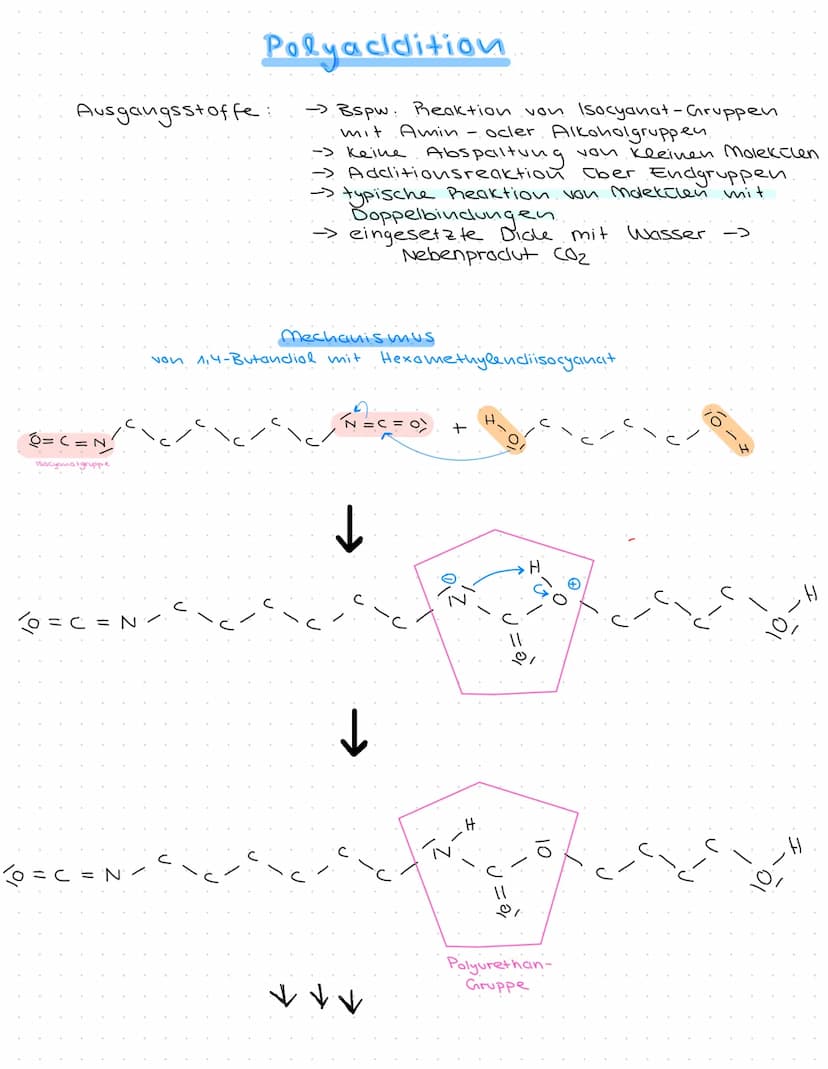 Immerhalb der Polymerkette KEINE funktionelle
Gruppe: Radikalische Polymerisation → Polymeri-
(Restle) bestimmt | bestimmen Namen:
R = H → P