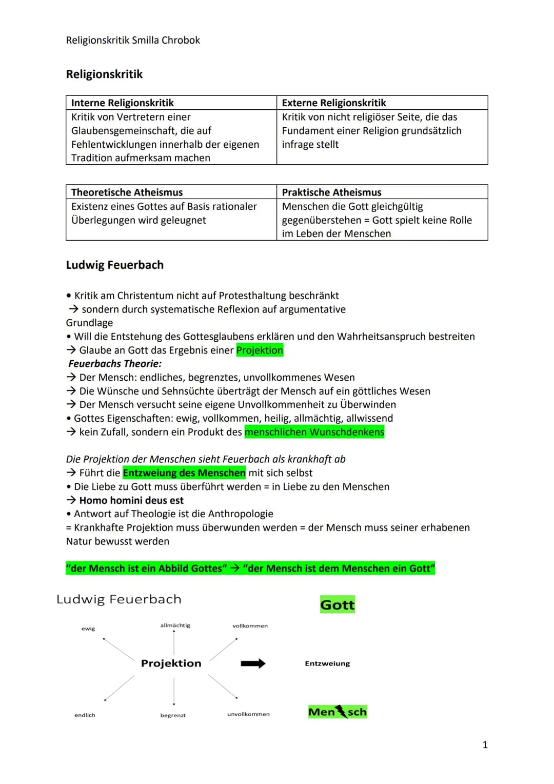 Religionskritik Smilla Chrobok
Religionskritik
Interne Religionskritik
Kritik von Vertretern einer
Glaubensgemeinschaft, die auf
Fehlentwick
