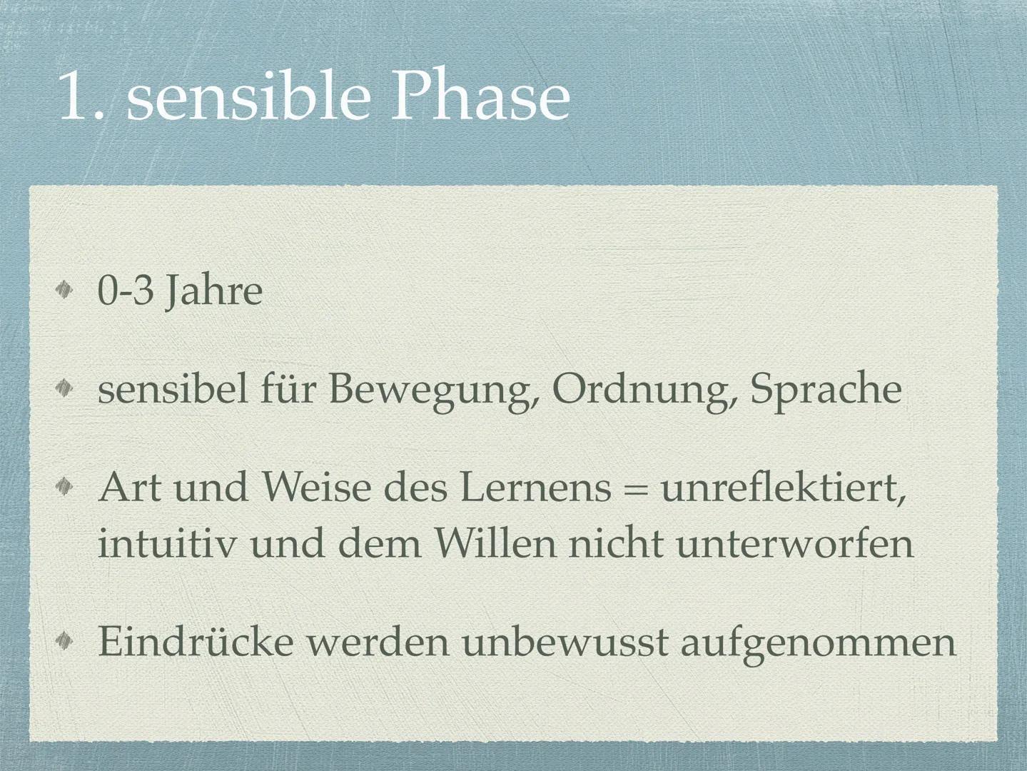 Maria Montessori
Vorstellung meiner Facharbeit 250404
Inhaltsverzeichnis
Die Person Maria Montessori
* Vorstellung vom Kind
Reformpädagogisc