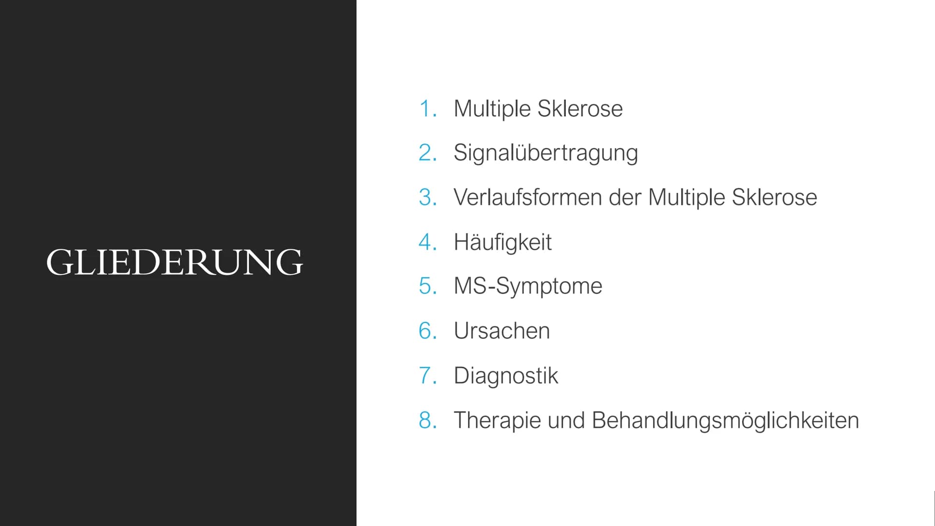 https://gesundpedia.de/images/ZNS.jpg Abb. 1
Multiple
Sklerose
„EINE KRANKHEIT MIT TAUSEND
NERGIS
GESICHTERN"
; S4; NEUROBIOLOGIE; PGS GLIED