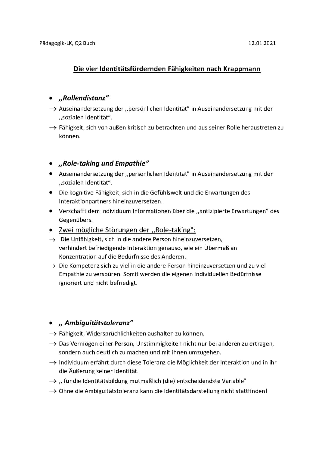 Krappmann Theorie einfach erklärt: Identität, Rollentheorie und mehr