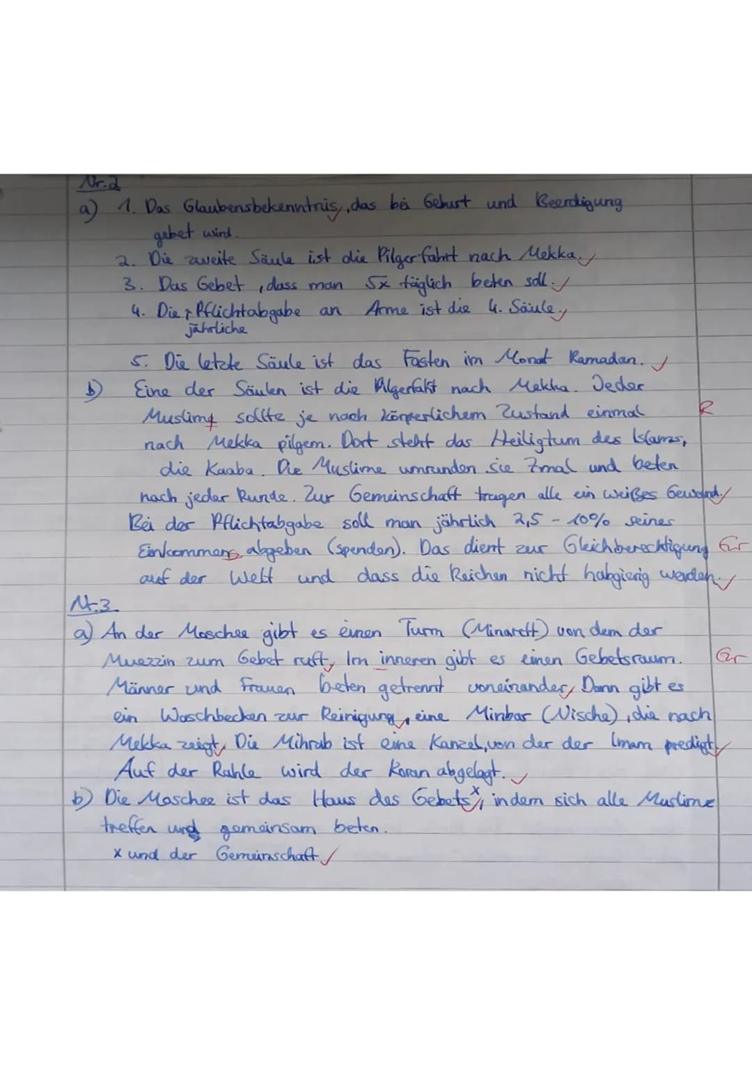 „Islam"
Punkte:
Lies die Aufgabenstellungen genau
Achte auf eine saubere Darstellung deiner Antworten! Antworte in ganzen Sätzen!
Achte auf 