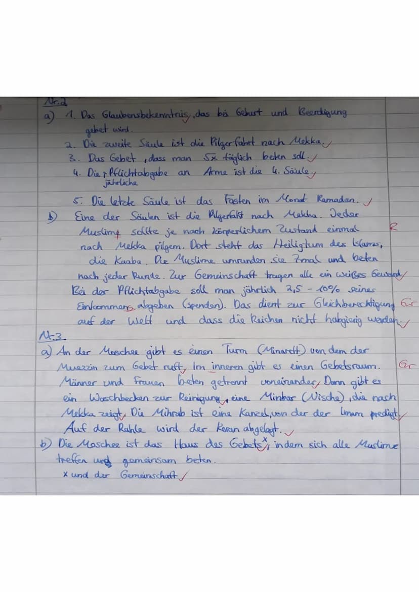 „Islam"
Punkte:
Lies die Aufgabenstellungen genau
Achte auf eine saubere Darstellung deiner Antworten! Antworte in ganzen Sätzen!
Achte auf 