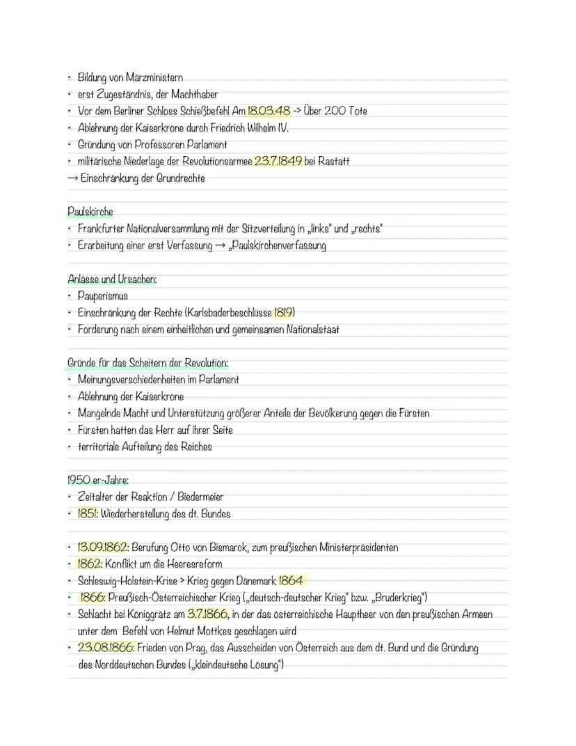 geschiklausur 3
Deutsches Kaiserreich
Infolge der Reichsgründung 1871 wird Deutschland zum Nationalstaat. Die nationale Einigung ist vor all