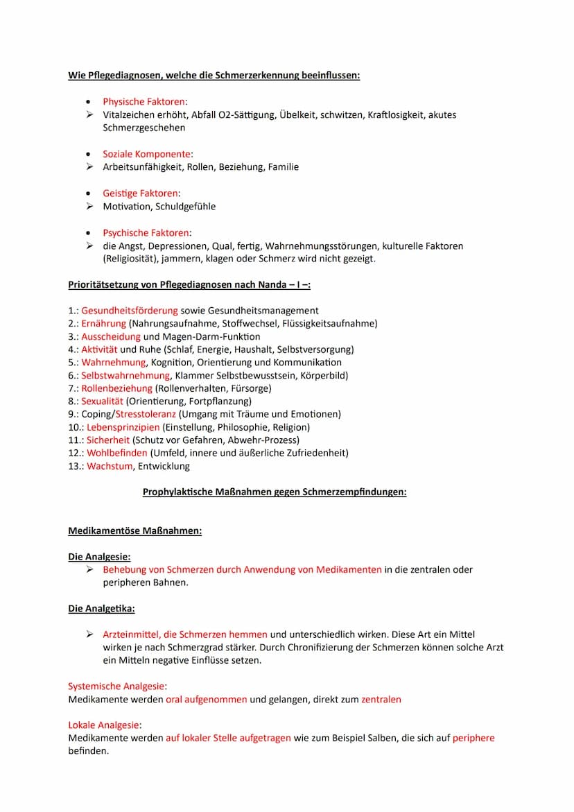 Definition:
,,Schmerz ist ein unangenehmes Sinneserlebnis, was mit potentiellen oder tatsächlichen
Gewebeschädigung verknüpft ist oder mit B