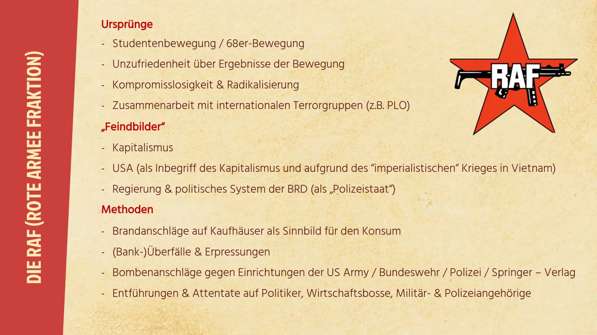 Jo+
68er Bewegung
- Außerparlamentarische
Opposition -
.. RAF... 01 Spiegelaffäre
Gliederung
des Vortrags
→ 1962
02 68er-Bewegung
→ Hauptakt