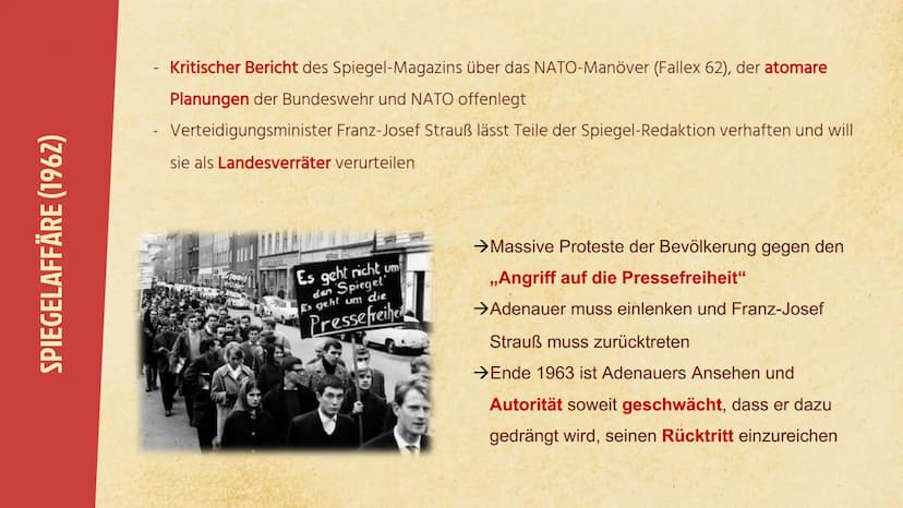Jo+
68er Bewegung
- Außerparlamentarische
Opposition -
.. RAF... 01 Spiegelaffäre
Gliederung
des Vortrags
→ 1962
02 68er-Bewegung
→ Hauptakt