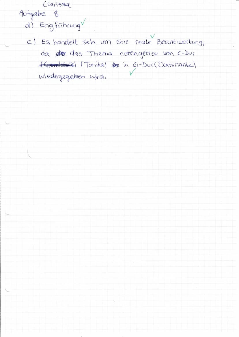 Klausur Nr. 1
Vor- und Nachname:_ Clarissa Cerone
Aufgabe 1: Rhythmusdiktat
Notieren Sie den Rhythmus, der Ihnen diktiert wird.
4 d
Epoche
K