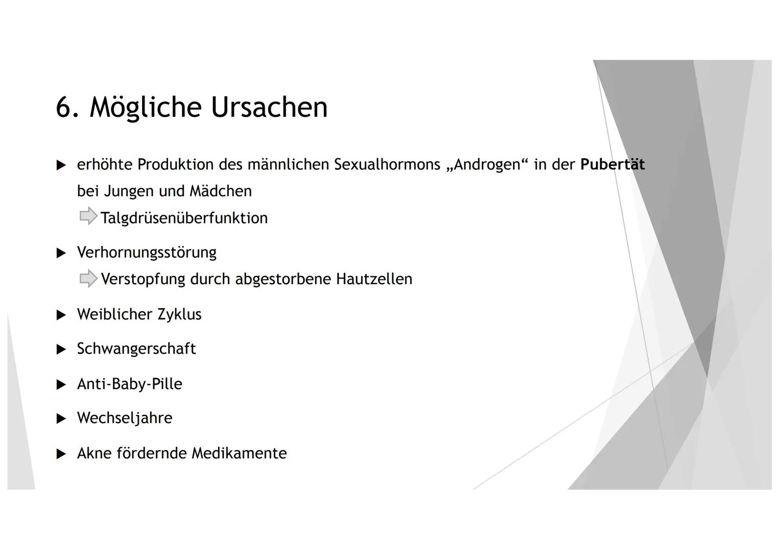 AKNE DIE GLIEDERUNG
1. DER EINSTIEG
2. GENERELLE INFORMATIONEN ZU AKNE
3.
4. DIE HAUT
5. DIE ENTSTEHUNG UND ARTEN VON LÄSIONEN
6.
DIE URSACH