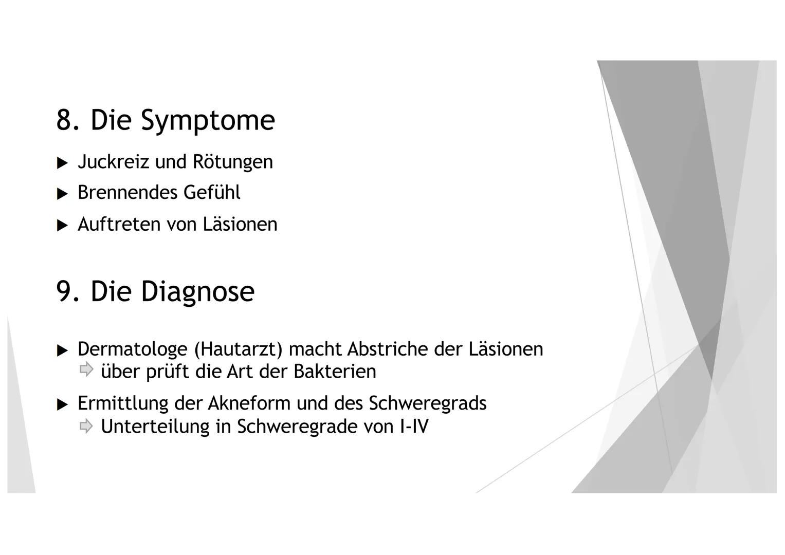 AKNE DIE GLIEDERUNG
1. DER EINSTIEG
2. GENERELLE INFORMATIONEN ZU AKNE
3.
4. DIE HAUT
5. DIE ENTSTEHUNG UND ARTEN VON LÄSIONEN
6.
DIE URSACH