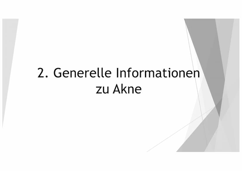 AKNE DIE GLIEDERUNG
1. DER EINSTIEG
2. GENERELLE INFORMATIONEN ZU AKNE
3.
4. DIE HAUT
5. DIE ENTSTEHUNG UND ARTEN VON LÄSIONEN
6.
DIE URSACH