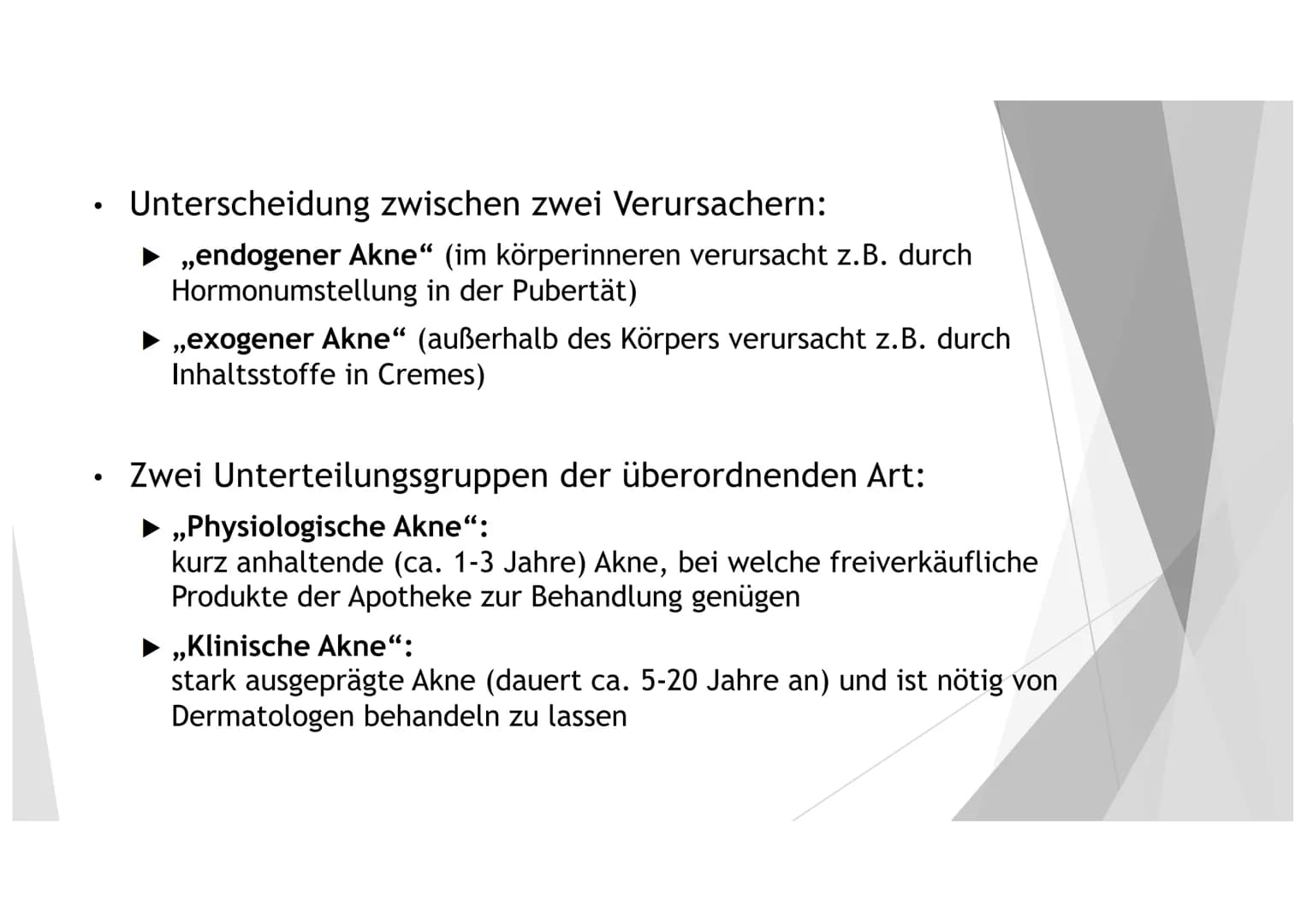 AKNE DIE GLIEDERUNG
1. DER EINSTIEG
2. GENERELLE INFORMATIONEN ZU AKNE
3.
4. DIE HAUT
5. DIE ENTSTEHUNG UND ARTEN VON LÄSIONEN
6.
DIE URSACH