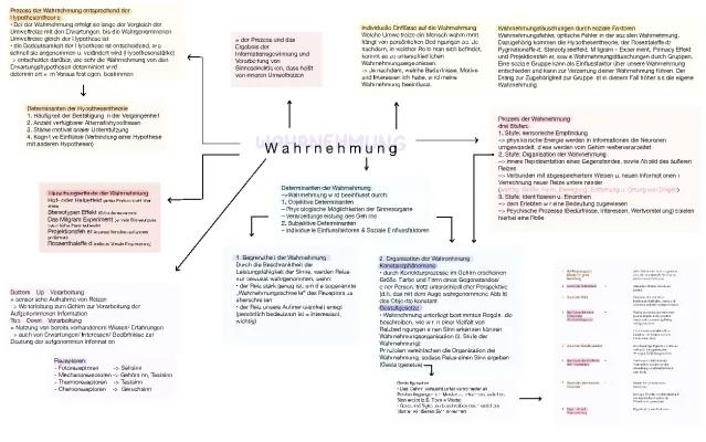 Know Wahrnehmung Mindmap thumbnail