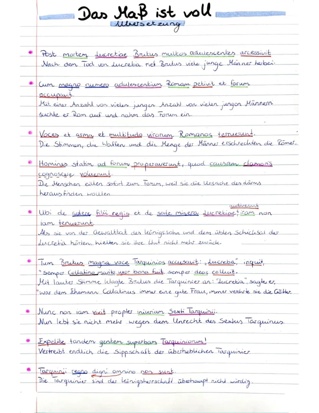 Lucretia: Übersetzung und Erklärung ✨📚