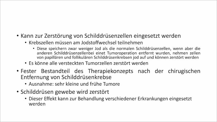 Radiojodtherapie
Physik Q2 Inhaltsverzeichnis
• Was ist die Radiojodtherapie?
• Wirkung
• Was muss man beachten?
●
●
●
●
Nebenwirkungen
Nach