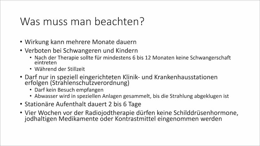 Radiojodtherapie
Physik Q2 Inhaltsverzeichnis
• Was ist die Radiojodtherapie?
• Wirkung
• Was muss man beachten?
●
●
●
●
Nebenwirkungen
Nach