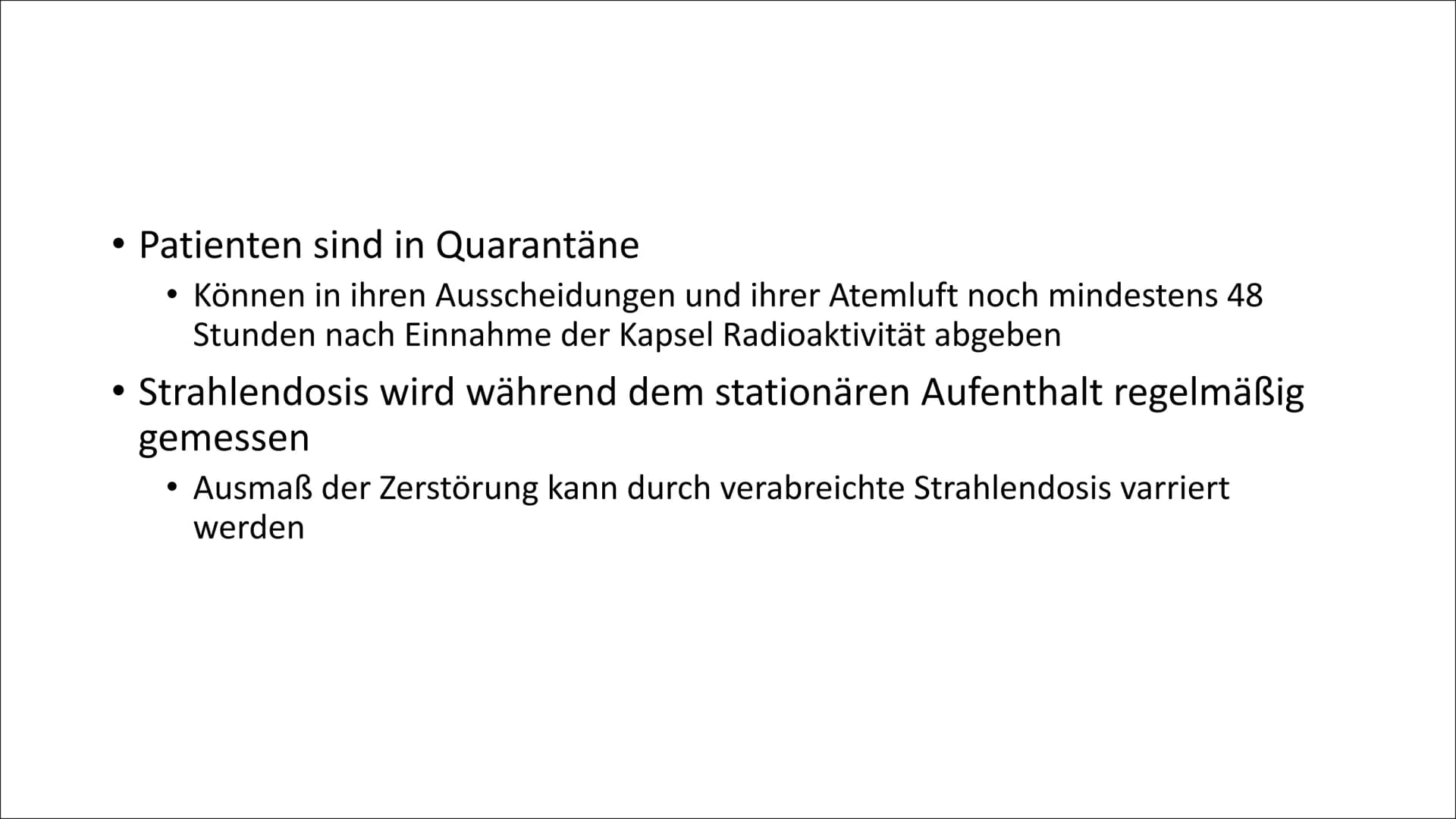 Radiojodtherapie
Physik Q2 Inhaltsverzeichnis
• Was ist die Radiojodtherapie?
• Wirkung
• Was muss man beachten?
●
●
●
●
Nebenwirkungen
Nach