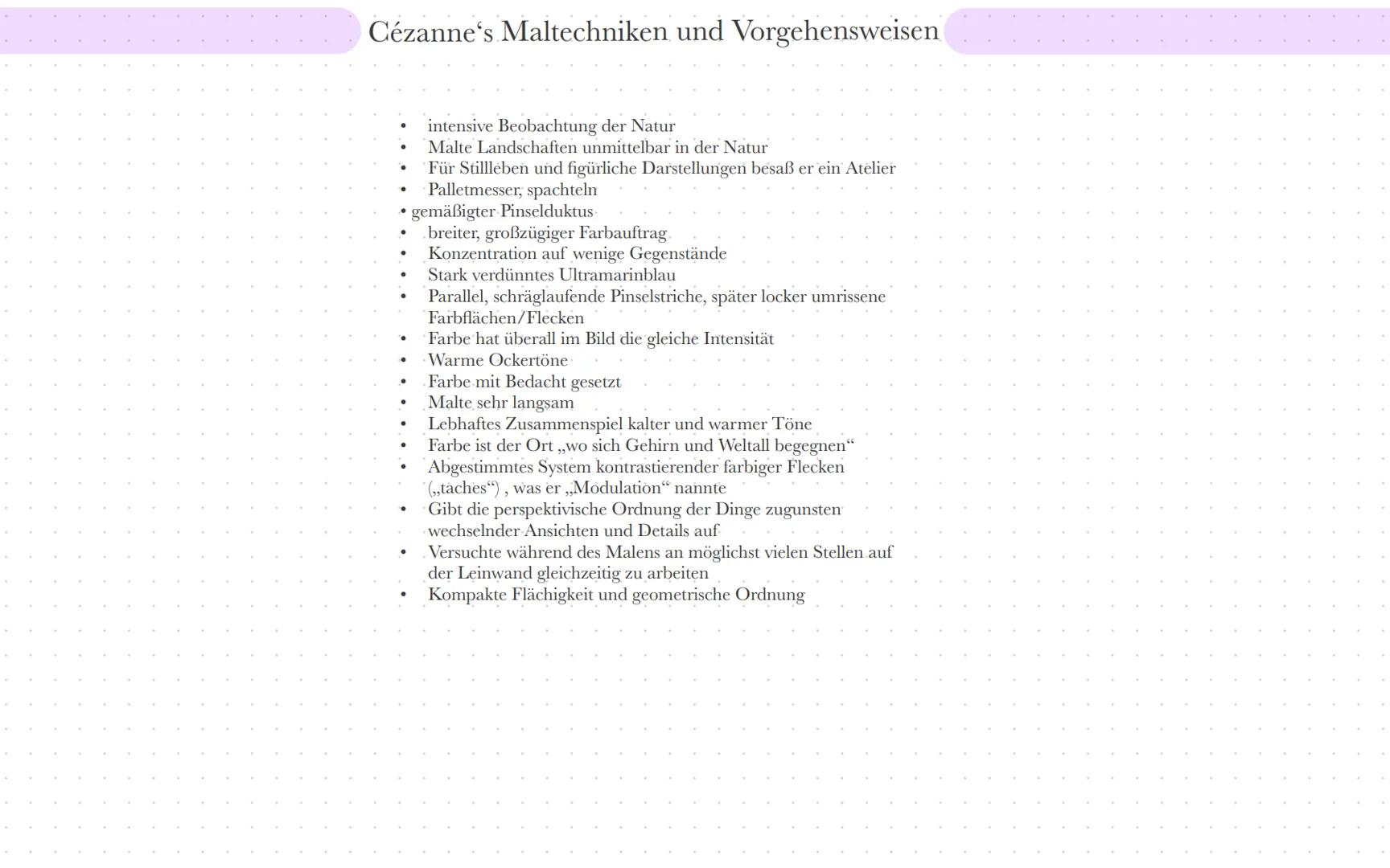 Abbild und Idee im Stillleben und Landschaft

PAUL CÉZANNE

* Lebenslaufs
* Werke seiner verschiedenen Schaffenszeiten
* kann man Cézanne's 