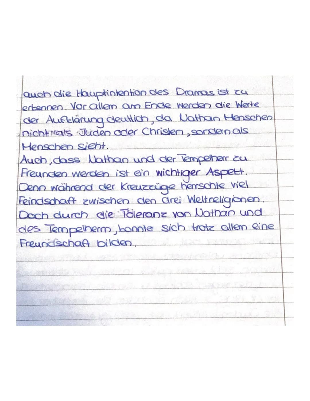 er Szenenanalyse.
Sara S.
Deutsch LK QA
11. Aufzug, S. Auftritt:
Das Drama, Nathan der Weise", verfasst von
Gotthold Ephraim Lessing, wurde 