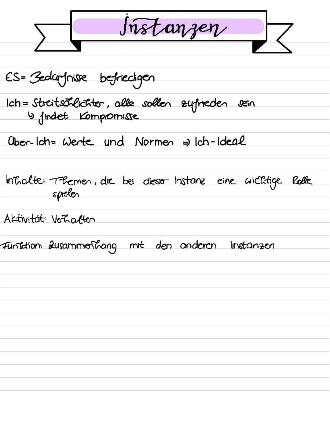 Instanzen Freuds (psychische Apparat)