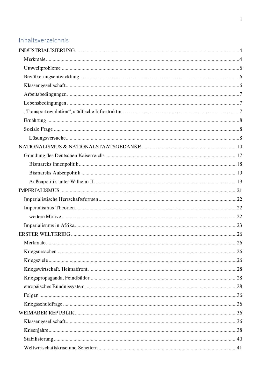 Geschichte Abitur NRW: Klausuren und die Auswirkungen der Industrialisierung