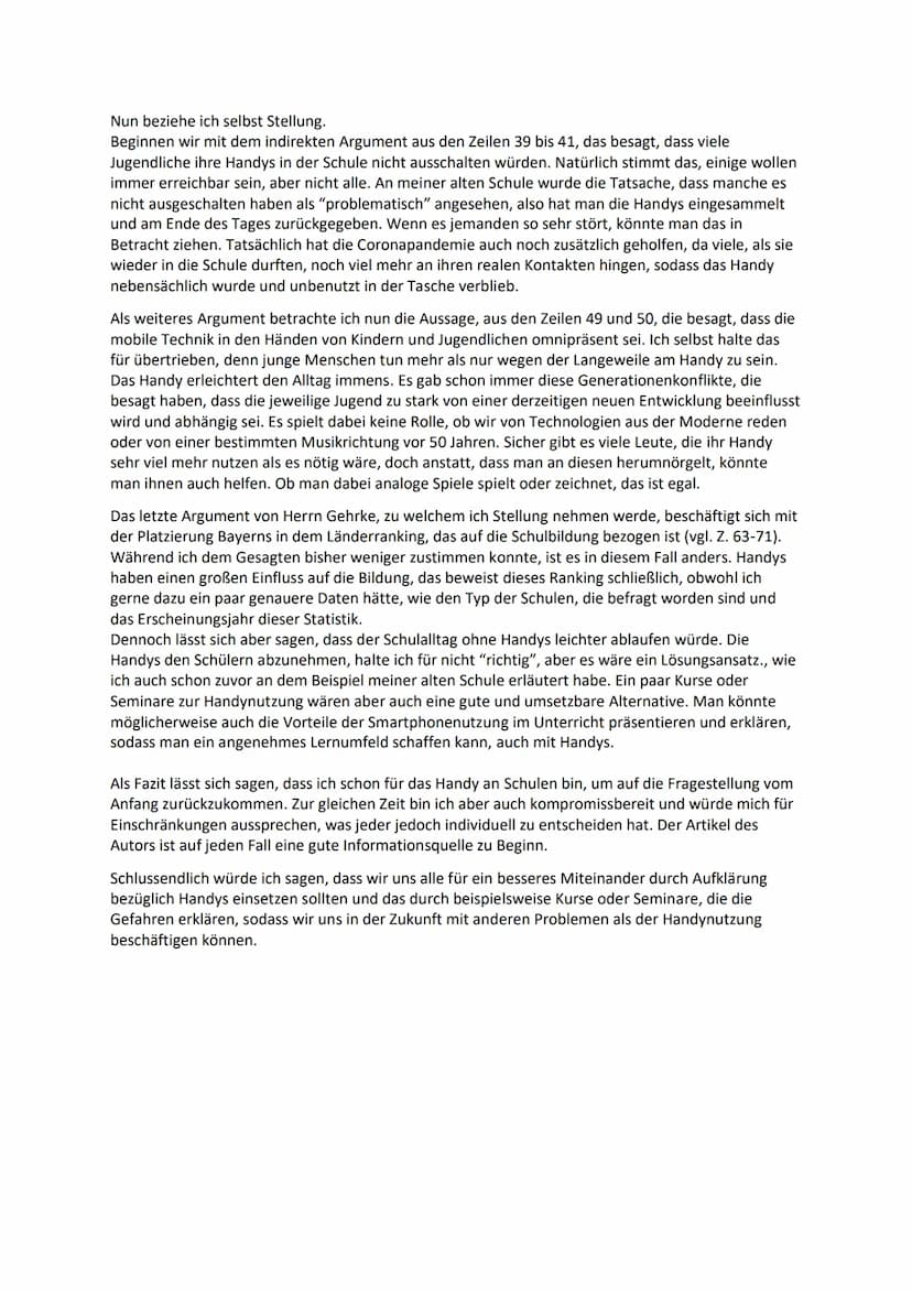 Ralph Gehrke "Verbietet endlich Handys in der Schule!"
Ohne das Handy könnten wir uns einen Tag doch gar nicht mehr vorstellen. Wir nutzen e