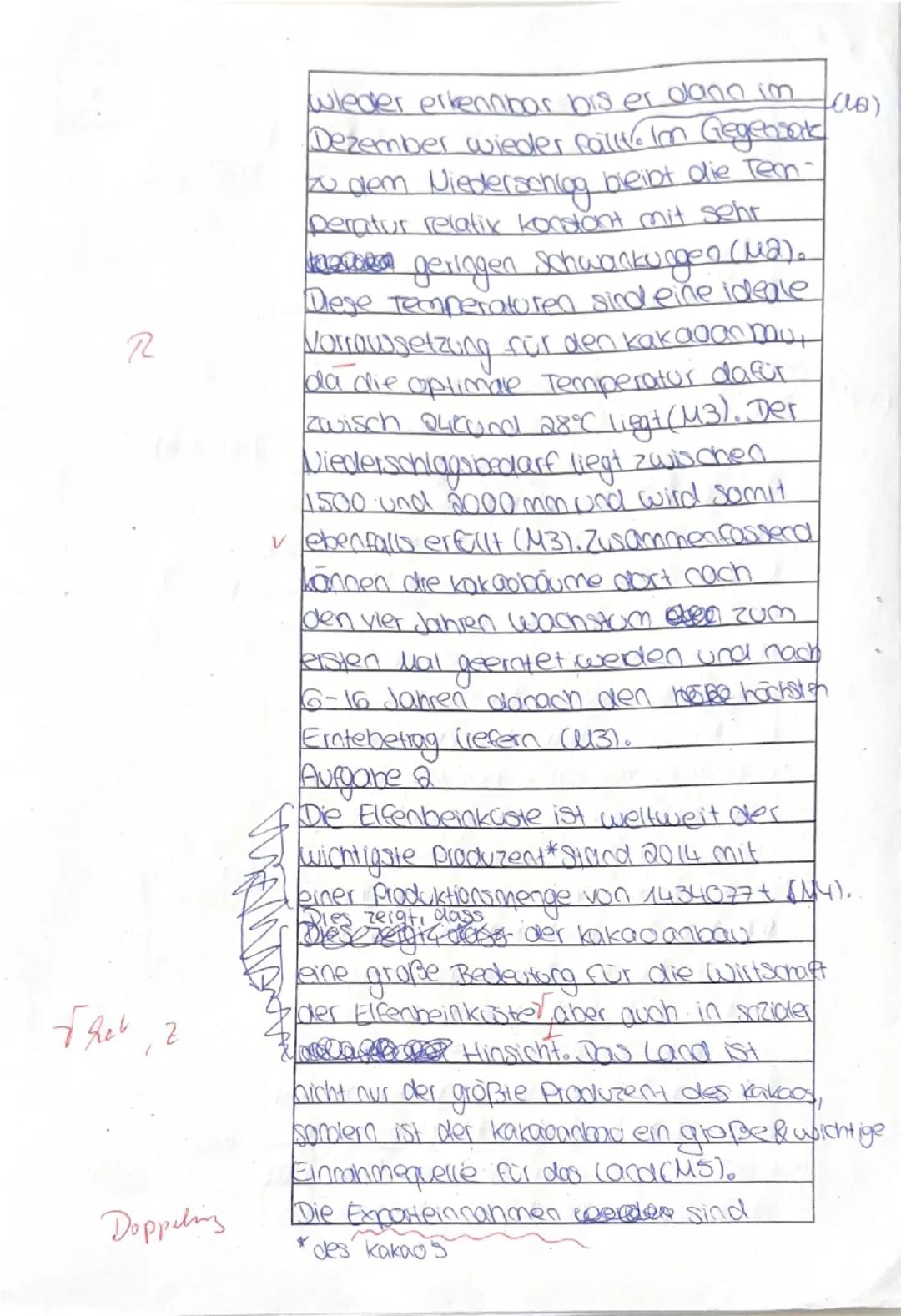 Jahrgangsstufe Q1
Grundkurs Geographie
Name:
1. Klausur
Thema: Landwirtschaftliche Produktion im globalen Wettbewerb - Das Beispiel Kakaoanb