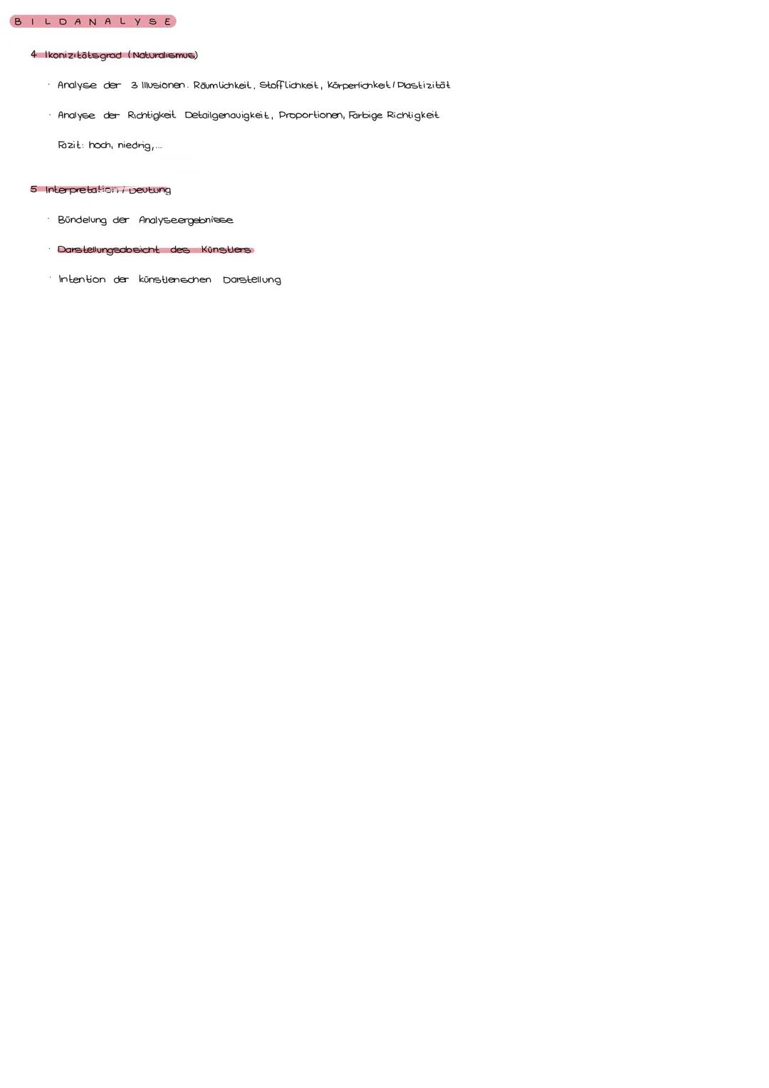 # BILDANALYSE

4 Bilddaten

1.1 Allgemeine Bilddaten

- Künstler, Titel. Thema. Entstehungsjahr. Epoche, Technik, Bildträger, Format, Ort, B