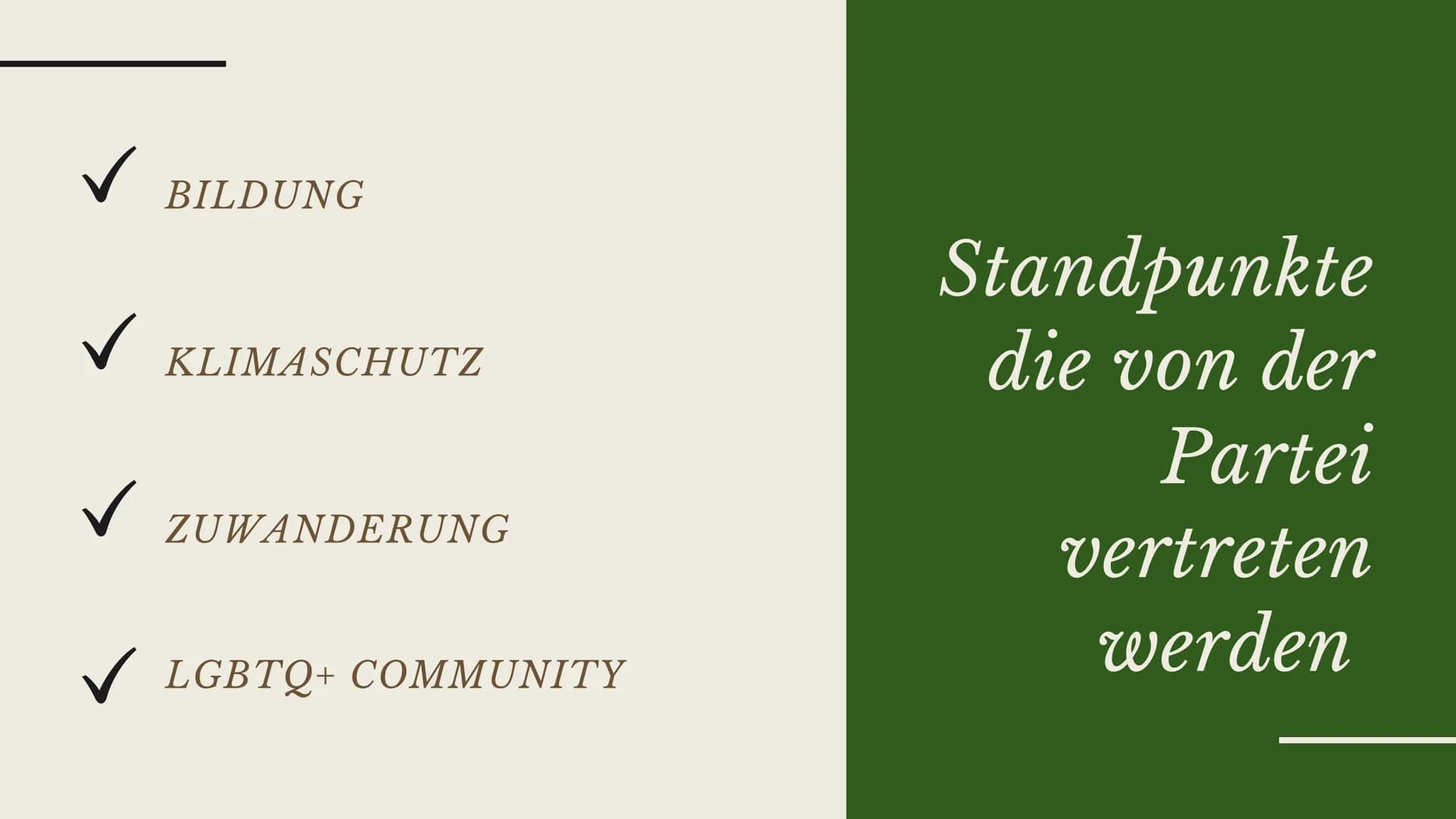VON JULIA UND NEJLA
Bündnis
90/Die
Grünen
Die Politische Partei DIE
GRÜNDUNG
DIE GRÜNEN UND BÜNDNIS 90
Die Grünen wurden Januar 1980 in Karl