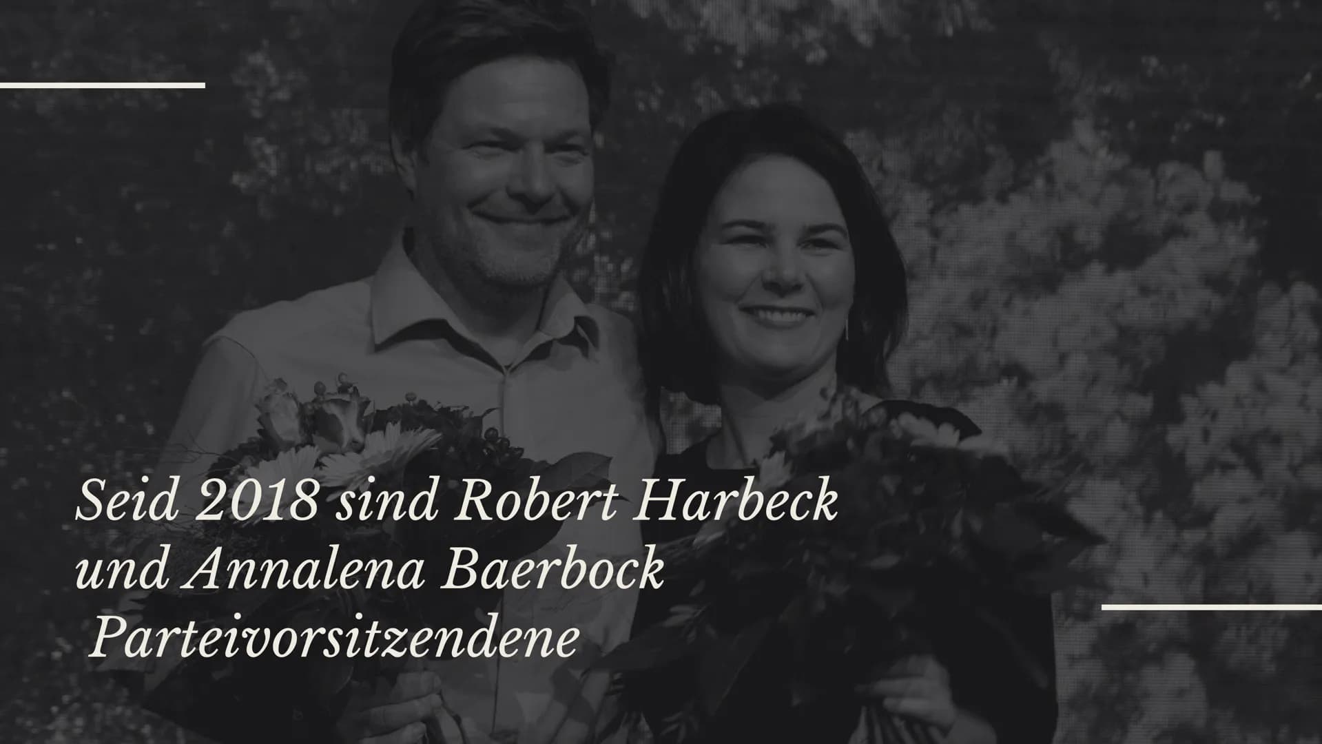 VON JULIA UND NEJLA
Bündnis
90/Die
Grünen
Die Politische Partei DIE
GRÜNDUNG
DIE GRÜNEN UND BÜNDNIS 90
Die Grünen wurden Januar 1980 in Karl